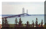 Mackinac brige from St. Ignace